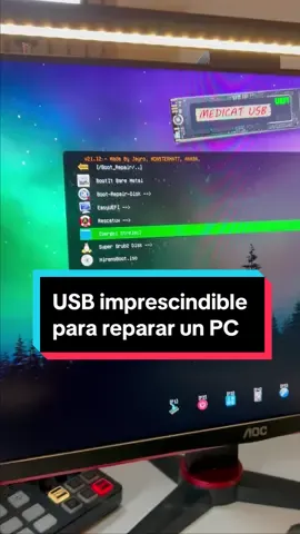 🛠️Cómo preparar un PENDRIVE con todas las herramientas necesarias para recuperar, reparar y diganosticar un PC. Vamos a usar Ventoy para montar un pendrive multiboot y meterle las tres herramientas clave: Hirens Boot, Sergei Strelec y Medicat. #medicat #sergeistrelec #hirensboot #repararpc #techtok #technology #informatica📱💻🖱 #informatica #it #AprendeEnTikTok 
