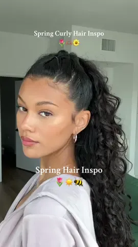 I like the messier look for this, but I feel like it could be soooo cute with each section all neat & slicked down too😍 #curls #curlyhairtutorial #hairstyle 