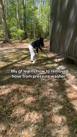 Shes so talented #howto #howtotiktok #funny #pressurewasher 