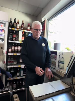 Ron Perlman working in TESCO #fyp 