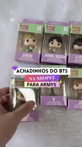 Chaveiro funko pop do BTS, comenta “EU QUERO” para receber o link 💜#btsunboxing #btsfunkopop #achadosnashopee #funkopopcollection #armybr @AbjkMRstY 