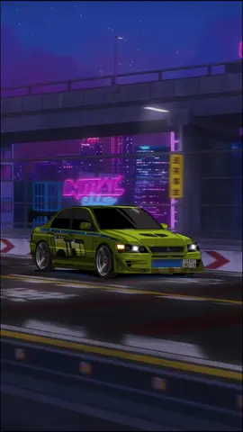 Amazing Evo 7 animation work special made for owner @gachupin Thanks for the commission🙏🏻 [ Wangan Retro Night 湾岸ミッドナイト ］  - Vertical Version with Front View #mitsubishi #evolution #evo #evo7 #evo8 #evo9 #ct9a #4g63 #4g63t #lancerevolution #mitsubishilancerevolution #carmodification #carculture #drift #jdm #static #stance #slammed #bagged #carlifestyle #lowered #nightdrive #wanganmidnight #wangan #wallpaper #initialD #initialclip #fyp 