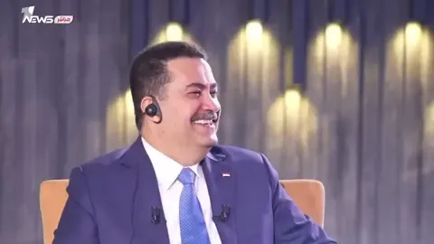 ضحك هستيري لرئيس الوزراء بعد سؤاله عن التعيينات #العراق #التعيينات #رئيس_الوزراء_محمد_شياع_السوداني #ولك_الوووووووووووووووو😭😂 