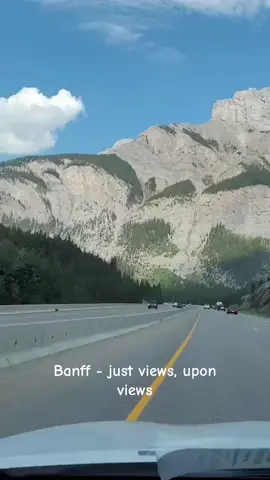 BaNFf— a must see in the summer time. It’s your time to go #roadtrip -#views #mountain #fyp #fypシ #fypシ゚viral #banff #banffnationalpark #beauty #mytypeofvacation #nature #Love 