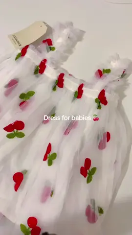 I found a very beutiful dress for our little one!🍒🥰 #fypシ゚viral #kylscruz #cherrydress #babydress 