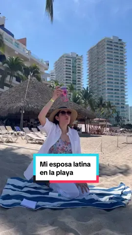 Cuanto tu esposa es latina 😅. #chabelitaymichael  #latinaygringo 