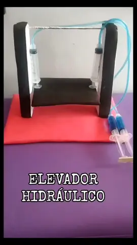 Principio de Pascal. Elevador Hidráulico #viralvideo #professor #educate #AprendeEnTikTok #tiktoknews #educacion #dejandohuellas #experimento #experiment #cienciaentiktok #ciencia 