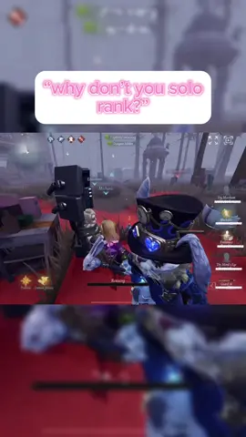 I’m that trash random 99% of the time but at least I’m not toxic and have game sense 😭  #goodvibes #identityv #idv #idvsurvivor #identityvgame #fyp #fypシ゚viral #game #gamer #gaming #idvrank #limited 