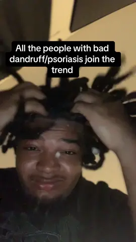 Mine been bad for years #dandruff #psoriasis #dreads #locs #dryscalp 