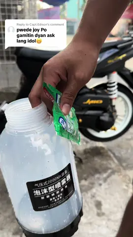 Replying to @Capt.Edison #foam sprayer diswashing liquid 