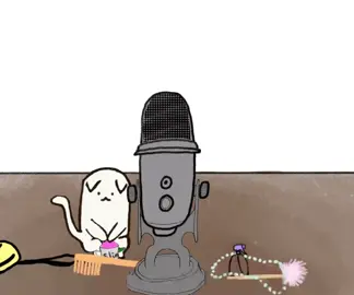 Cat's first ASMR (animation) #cute  #anime  #asmr  #funny  #fyp  #animation
