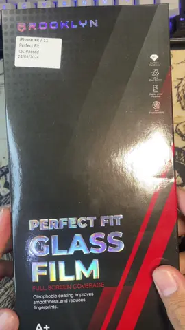 Tempred glas perfect fit Brooklyn #temperedglas #temperedglassiphone #tempredglaspresisi 