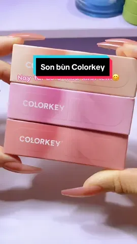 Son kem bùn nhà Colorkey nên thử nha mấy bà💄#yfpシ #hongcam🍊 #keymakeupcolor #colorkey #sonkembun 