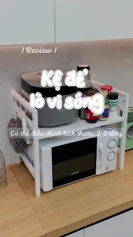 Kệ để lò vi sóng có thể điều chỉnh độ rộng, chất liệu inox 304 không gỉ. Sắm ngay một chiếc kệ này để không gian bếp của bạn trở nên gọn gàng, ngăn nắp hơn nhé 🌷#kedelovisong #kedelovisongdanang #kedelovisong2tang #kedelovisongmaumoinhat #kedelovisongdieuchinh 