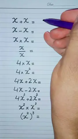 Basic Algebraic Operations in Mathematics  #umarsunny37 #Mathematics #LearnOnTikTok #algebra #Math #foryou 