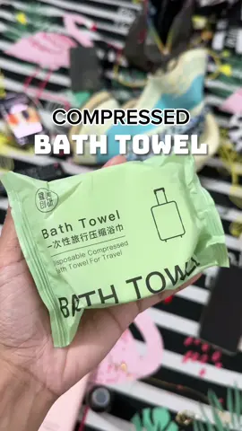 This space saver disposable towel should be part of your travel needs checklist 🧳 ✔️Thick & Large  ✔️Made from Cotton Plant Fiber ✔️Washable & Durable ✔️Soft & Hygienic ✔️Space Saver Click the yellow basket to order! #disposablebathtowel #compressedtowel #towel #travelessentials #fyp