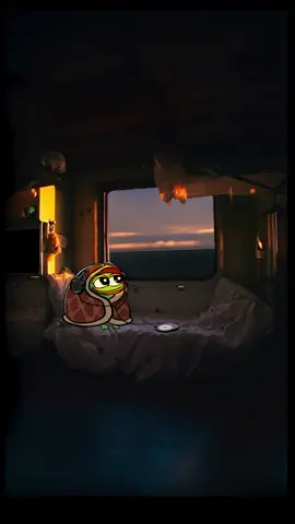 на заре в поезде #pepe #nostalgia 