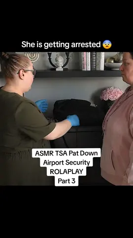 ASMR TSA Pat Down / Airport Security Checkup / ROLEPLAY / Part 3 with Roni - She is getting arrested 😨 This is an ASMR video that is about sounds that help people relax and sleep. I am not working in these industries, I am a professional photographer. This is just a roleplay 🥰 I'm 37, Hungarian woman, living in the UK. None of the models is my kid as I don't have children.  Check my YT channel or support my work with a Throne gift, links in my bio 🥰 #asmr #forsleep #roleplay #relax #tsa #asmrbyaurora #realpersonasmr #tsapatdown #airport #arrested #handcuffs #airportsecurity 