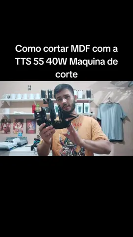 Como cortar MDF na Máquina TTS 55 40W da Two Tress #tutoriais #maquinaalaser #mdf #cnc #relogios #personalização #barco #letreiro #arte #tts #tutorial 