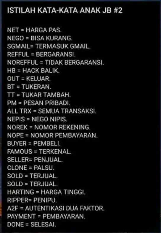 kata kata anak JB #anakjbff #jbamanah💯 #akunffsultan #istilahanakjb 