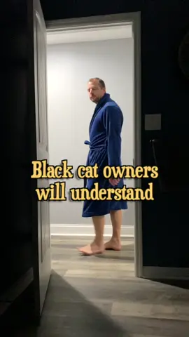I’m sure I do this at least once a day! 🖤🐈‍⬛ #catowners #blackcats #blackcatsrule #minipanther #housepanther #catpeople #catpeoplewillunderstand #cats #catdad #coleandmarmalade #fyp #catsoftiktok