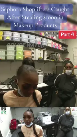 Sephora Shoplifters Caught After Stealing $1000 in Makeup Products #cops #copsoftiktok #police #policeoftiktok #lawenforcement #arrested #jail #viral #foryou #usa #flyp 