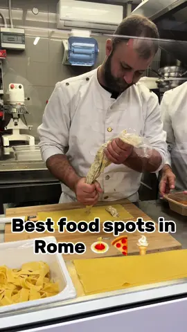 📍Best food spots in Rome 🇮🇹  #rome #roma #couplestiktok ##couples #romefood 