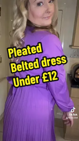 #TikTokMadeMeBuyIt #SpringSale #purple #tiktokshop #dress #dresstoimpress #datenight #weddingoutfit #occasion #pleated #belted #glam #trending #fyp 