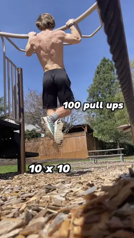 Challenging workouts without a gym: The Murph💪 1 mile 100 pull ups 200 push ups 300 squats 1 mile #athomeworkout #Fitness #nongymworkouts #militaryworkouts #workouts #health #athletictraining #training 