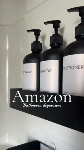 Loving these bathroom dispensers from amazon. Looks aesthetic and definitely my style. They are glass and also come in another color. Almost finished with my bathroom makeover and I cant wait to share! @Amazon @Amazon Home #fyp #amazonhome #amazon #amazonfinds #amazonbathroomfinds #amazonbathroommusthaves #aestheticbathroom #amazonbathroom #soapdispenser #bathroomaesthetic #aesthetichomedecor #homefinds 