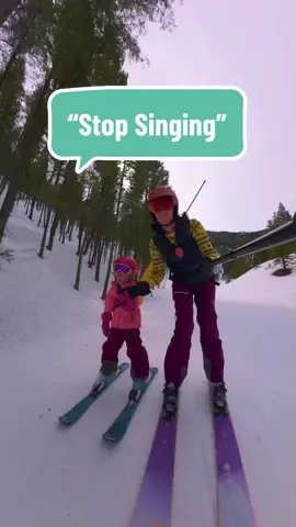 You make them feel safe enough they can be honest with you, even when it comes out a lil rough. There’s often something deeper going on.  If this happens to you, are not alone, it’s universal. My singing sucks, but I’ve heard grammy winners who say their kids do this too. If your kid does it to you, know that I have yet to meet a parent who can’t relate.  Theories about why kids do this range from it being an expression of emerging independence, to the child’s desire for you to focus on them, to a sign that a ability to decree what they here is developing. In this moment, I wanted to respect how Emi was expressing herself and telling me to stop (even though I did keep forgetting- these 2 moments are about 15 mins apart) because I don’t know in that moment what might be the root of it. It could be that she was feeling scared on the ski run as lots of people had just passed us going fast, and she wanted to know my attention was  helping keep her safe. It could be that I was just botching her 2 most favorite songs. I like to sing aloud often despite not being able to carry a tune. Sometimes my kids join me, sometimes they yell STOP as loud as they can. I try to approach moments like these with the mindset that their response is likely about something deeper and they feel safe enough with me to let it out. @Milo @Reima @DJI Osmo @ikonpass  #momlife #stopsingingmom #emotionaldevelopment #parenting101 #skiingwithkids #attachmentparenting #ikonpass 