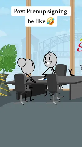 Prenup signing in 2024 be like 😂  #blockblast #relatable #humor #viral #animation #funny #comedy #usalife #prenup voice credits  @The Gabriels 