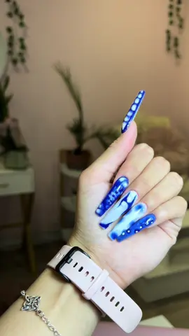 las ame 💙 #parati #fyp #paratii #foryoupage #providenciachile #nails 