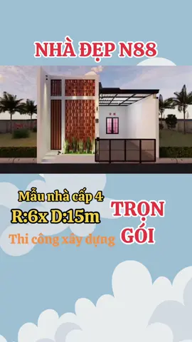 Top mẫu nhà cấp 4 đẹp, đơn giản, hiện đại, giá rẻ. #nhadepn88 #xaynha #xaynhatrongoi #xuhuong #thinhhanh #nhadep #nhagiare #maunhadepthucte #nhapho #nhaphodep #maunhadep 