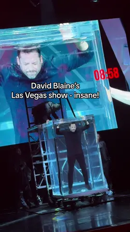 David Blaine holds his breath for a really long time! 9 minutes! His #lasvegas show is mind blowing. #davidblaine #magic #vegasshows #mindblown #stunts #vegastiktok #wynnlasvegas 
