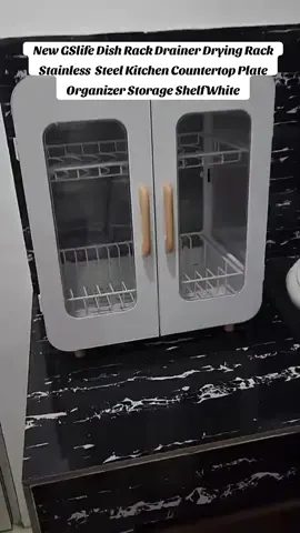 New GSlife Dish Rack Drainer Drying Rack Stainless  Steel Kitchen Countertop Plate Organizer Storage Shelf White#new #gslife #dish #rack #dishrack #dryingrack #stainlesssteel #kitchen #plateorganizers #storageshelf #shelf #white #fy #fyp #fypシ #fypシ゚viral #fypage 