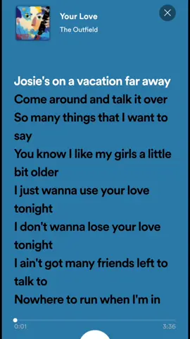 Your Love -The Outfield #yourlove #theoutfield #80smusic #fyp #foryou #krtmusic 