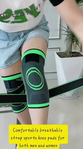 Comfortable and breathable strap sports knee pads for both men and women for better knee protection#foryou #sportskneepads #goodshing #tiktokshop #convenientandpractical #pretty #unisex #comfort #ventilate 
