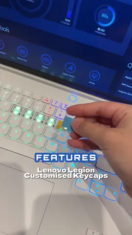 Ever feel like customising your laptops keycaps? @lenovolegion @lenovo  #customkeyboard #laptop #lenovo #legion #gaming #Tech