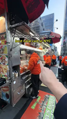 People are calling this the best halal cart in New York City – Adel’s Famous📍  Location: 1221 6th Ave, New York, NY 10020 Who would you take here? 🤤 #nyctop3 #halalfood #newyorkcityeats #foodinnyc #viralfood #nycfoodie 