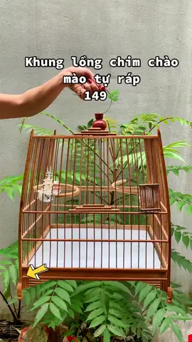 Khung lồng chim chào mào tự rap giá rẻ chất lượng cao  Vào giỏ hàng….Vào giỏ hàng…  #xuhuong #longchimdepnhat #phukienlongchim 