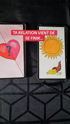 Ta relation a pris fin... #argent #carte #voyance #medium #cartomancienne #tirage 