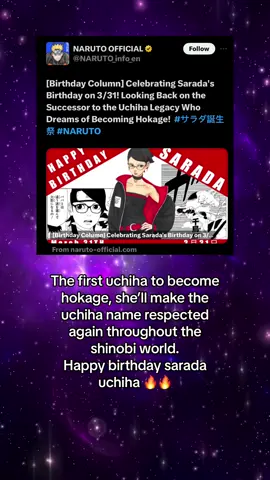 #sarada #saradauchiha #saradamangekyousharingan #boruto #borutonarutonextgenerations #borutotwobluevortex #borusara #anime #foryoupage #foryou #fyp #fy #narutoshippuden 