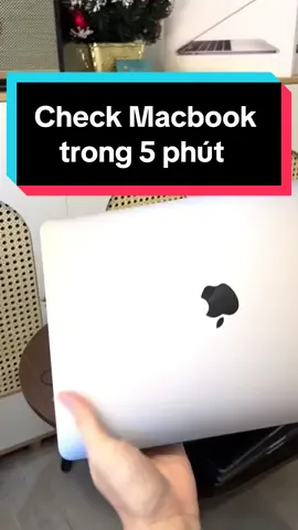 Check test nhanh Macbook chỉ trong 5 phút, một số kỹ thuật check kỹ hơn mình sẽ giới thiệu ở video sau. #macbook #macbookair #macbookpro #kiemtramacbook #tips #tricks #macos #macmoon 