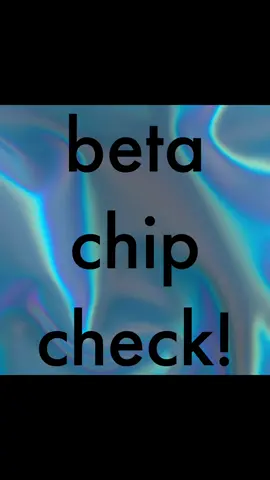 if you see pixels it means your beta chip is working 