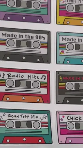 Babies of the 80s 😊  #80s #retro #waterproof #stickers #totes #strawberryshortcake #rainbowbrite #cassettetapes #music 