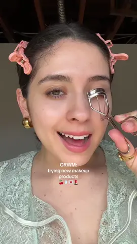 Lmk what products I should try next♥️ Products💌 @MCoBeauty super glow bronzing drops  @Hourglass Cosmetics hydrating skin tint - 2 & lip liner - candid  @Original Beautyblender besties iconic  @Maybelline NY build-a-brow - black brown  @Polite Society Beauty polite pops - london & greatest lashes of all time mascara  @Charlotte Tilbury highlight beauty wand - spotlight  @Armani beauty eye tint - 44s @Stila Cosmetics stay all day waterproof liquid eye liner - intense black @Fenty Beauty gloss bomb - fenty glow  #makeupreview #makeupfirstimpression #tryingnewmakeup #beautyreviews 