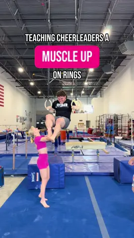 It was fun to feel stronger than them… even if it was just for a little bit😂  @Uncle Bub #fyp #muscleup #muscleupchallenge #gymnast #gymnastics #rings #cheerleaders #cheerleader #cheerleading #cheerleadersoftiktok #gymnastsoftiktok 