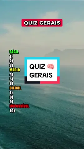 Quiz conhecimentos gerais! #quiz #conhecimentosgerais