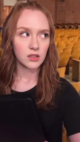 when that one girl tries convincing the director to give her the lead after two people walked out of rehearsal #foryou#foryoupage#audition#theatre#pov#cc
